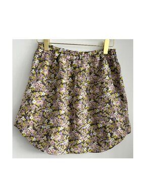 Wilfred Silk Multi Color Mini Skirt Stretchable Sz 2